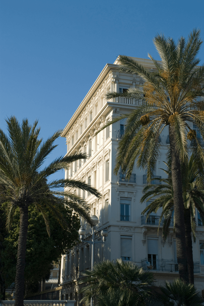 Vue aérienne du quartier Carré d’Or à Nice