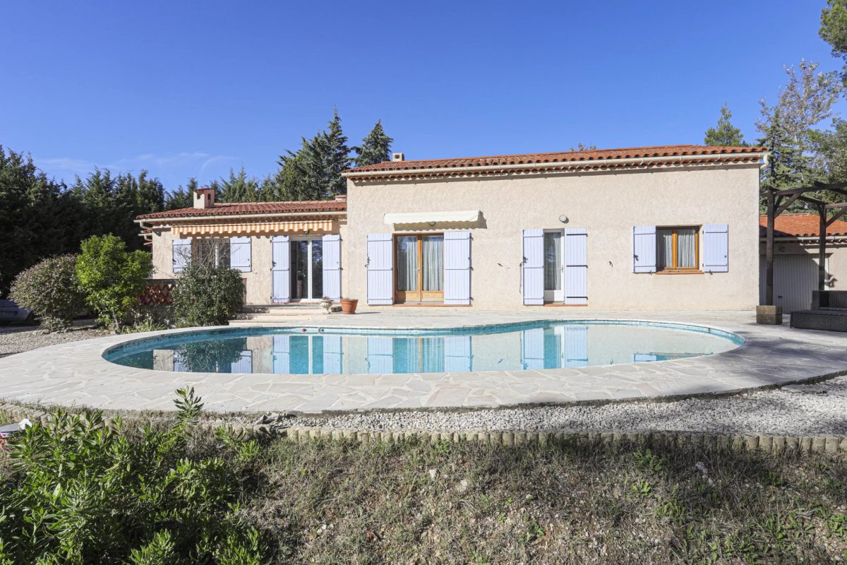 MAISON LE ROURET / PISCINE / TERRAIN PLAT