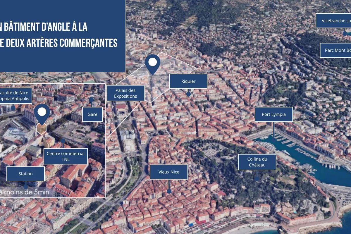 3 PIÈCES / NICE RIQUIER / INVESTISSEMENT